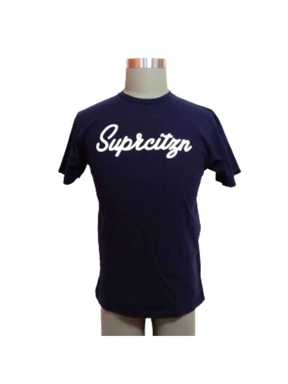 Suprcitzn Men's Navy Graphic Logo T-Shirt Medium